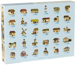 Walachia Dřevěná slepovací stavebnice Větrný mlýn